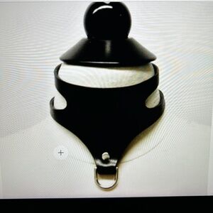 Elegant Black Leather Choker